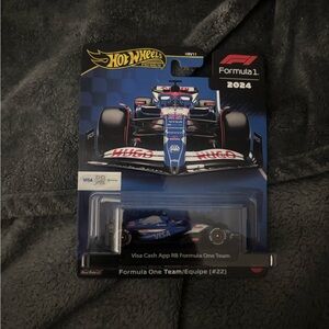 Hot Wheels Formula 1 Blue Model Car